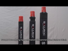 鉱山および構造のためのザ・ホールのハンマーDHDの下の黒い色